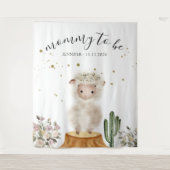 Mommy to be Sheep backdrop Wandkleed (Voorkant)