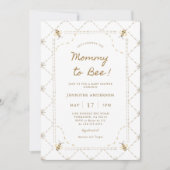 Mommy To Bee Baby Shower Kaart (Voorkant)