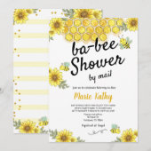 Mommy-to-Bee Baby shower per post Kaart (Voorkant / Achterkant)