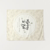 Mommy To Bee Baby Shower Wandkleed (Voorkant (horizontaal))