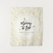 Mommy To Bee Baby Shower Wandkleed (Voorkant)