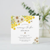 Mommy to Bee, Honey Bee & Daisies Baby Shower (Staand voorkant)