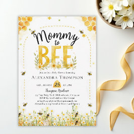 Mommy to Bee Wildflowers Honey Arch Baby Shower Kaart