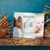 'MOMMY' u bent de Beste Foto's Naam & Citaat Fotoplaat (Zijkant)