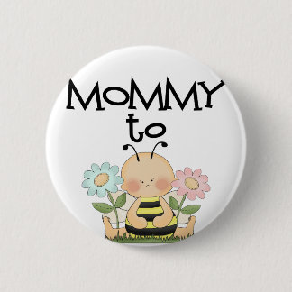 MOMMY VOOR BE/Bee Ronde Button 5,7 Cm