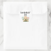 MOMMY VOOR BE/Bee Ronde Sticker (Tas)