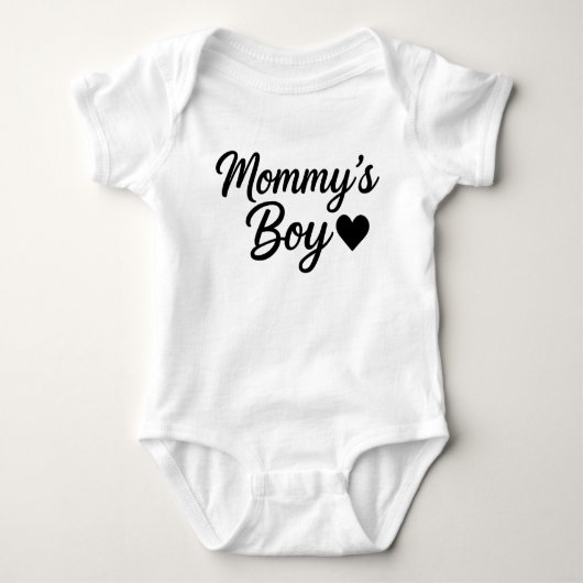 Mommy's Boy Baby Bodysuit - Adorable Infant  (Voorkant)