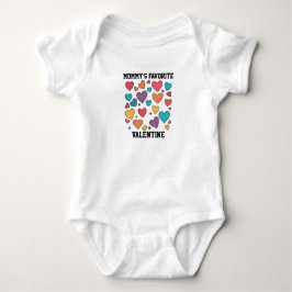 Mommy's Favorite Valentine Sweet Hearts Design Romper