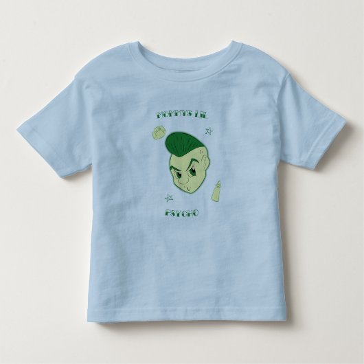 Mommys Lil Psycho Baby/Toddler Shirten Kinder Shirts (Voorkant)