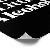 Mommy's Little Alcoholic Funny Drunk Mom Life Alco Poster (Hoek)