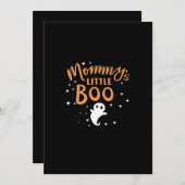 Mommys Little Boo Halloween Classic Design Feestdagenkaart (Voorkant / Achterkant)