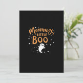 Mommys Little Boo Halloween Classic Design Feestdagenkaart (Staand voorkant)