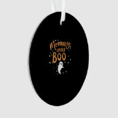 Mommys Little Boo Halloween Classic Design Ornament (voorkant)