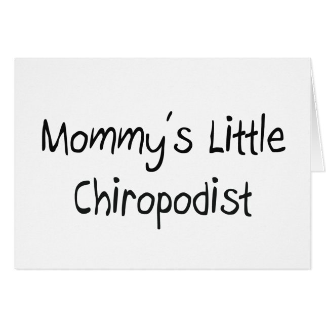 Mommys Little Chiropodist (Voorkant Horizontaal)