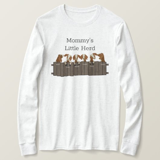 Mommys Little Goat Herd T-shirt (Design voorkant)