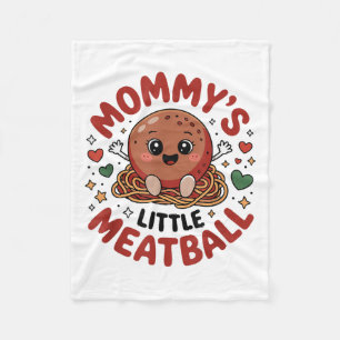Mommys Little Meat Schattige Baby Darling Love Mot Fleece Deken