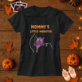 Mommys Little Monster Halloween Maternity T-shirt