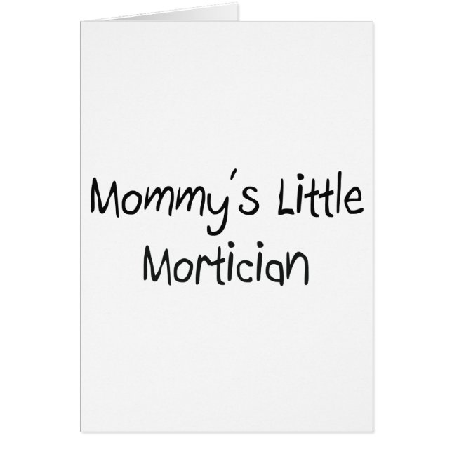 Mommys Little Mortician (Voorkant)