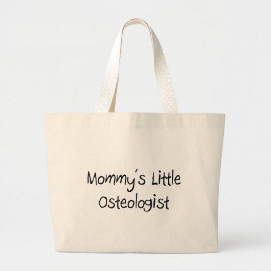 Mommys Little Osteoloog Grote Tote Bag (Voorkant)