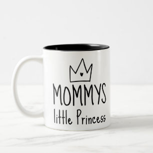 Mommys Little Princess Tweekleurige Koffiemok