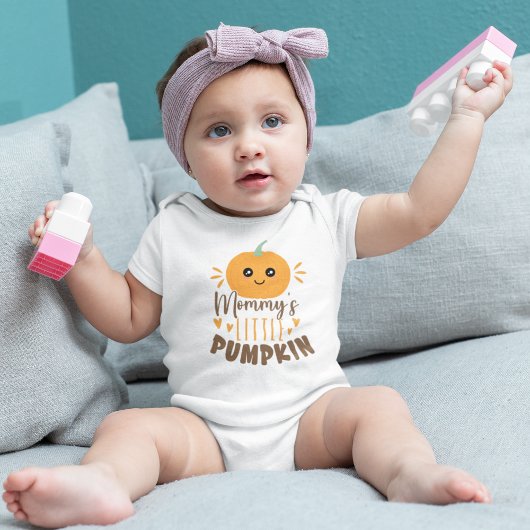 Mommy's Little Pumpkin Cute Baby Romper