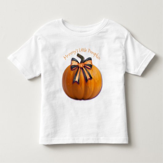 "Mommy's Little Pumpkin" T-shirt voor kleuters (Voorkant)