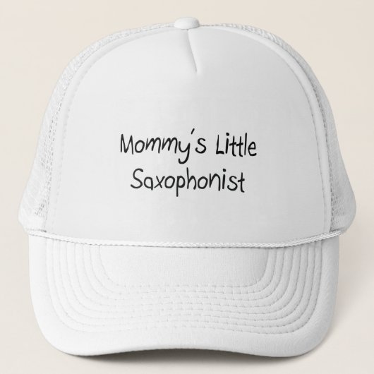 Mommys Little Saxophonist Trucker Pet (Voorkant)
