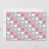 MOMMY'S SHADOW Baby shower Invitation Kaart (Achterkant)