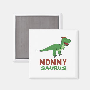 Mommysaurus Dinosaur T-Rex Dino Mam Moederdag Magneet