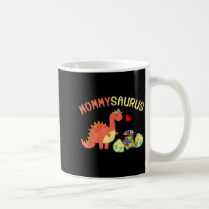 Mommysaurus puzzel dinosaurus dino autisme bewustz koffiemok