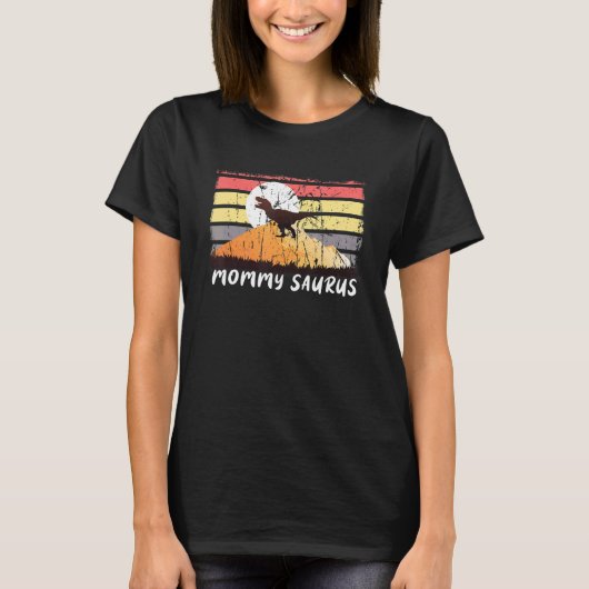 Mommysaurus Rex Mama Saurus Dinosaurus Moeder 1 T-shirt (Voorkant)