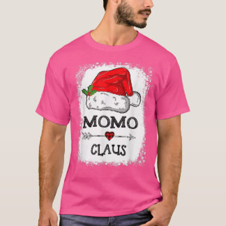 Momo Claus Kerstmis Lichte Pajama familie komt ove T-shirt