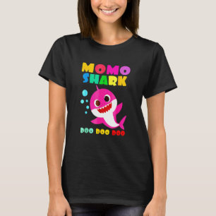 Momo Shark Mama Kinder Familie Moederdag T-shirt
