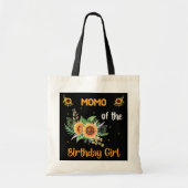Momo van de bruisende zonnebloem tote bag (Voorkant)