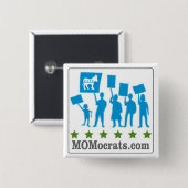 MOMocratten Button (Voorkant /achterkant)