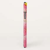 Momogram Blossoms gepersonaliseerde iPhone Case (Achterkant / rechts)