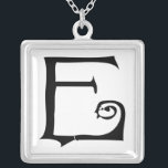 Momogram zilver Ketting<br><div class="desc">Gothic Geïnspireerde Esthetische Keepsake-Kettingen Kies Silver Plated Gold Finish of Sterling Silver Unique Personalized Custom !st Christmas Gift Wedding Keepsake Wedding Party Kettingen - om de achtergrondkleur te wijzigen - klik op aanpassen - klik op bewerken - kies het laatste gereedschap in het drop-downmenu en kies uit een van de...</div>