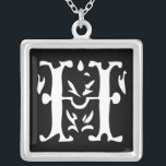 Momogram zilver Ketting<br><div class="desc">De Kettingen van Keepasje kiezen of Zilver Geplaatste Goudafwerking of Sterling Zilveren Unieke Aangepaste Aangepaste Aangepaste Aangepaste Aangepaste Aangepaste Aangepaste Aangepaste Aangepaste Aangepaste Aangepaste Aankomst voor kerstcadeau Wedding Wedding Party Kettingen - om achtergrondkleur te wijzigen - klik op Aanpassen - kies het laatste gereedschap in het keuzemenu en kies uit...</div>