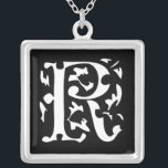 Momogram zilver Ketting<br><div class="desc">De Kettingen van Keepasje kiezen of Zilver Geplaatste Goudafwerking of Sterling Zilveren Unieke Aangepaste Aangepaste Aangepaste Aangepaste Aangepaste Aangepaste Aangepaste Aangepaste Aangepaste Aangepaste Aangepaste Aankomst voor kerstcadeau Wedding Wedding Party Kettingen - om achtergrondkleur te wijzigen - klik op Aanpassen - kies het laatste gereedschap in het keuzemenu en kies uit...</div>