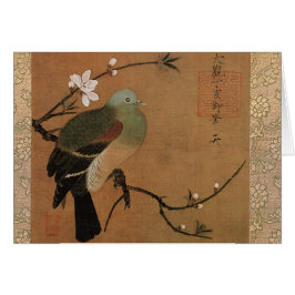 Momohatozu chinese kunstvogel op tak