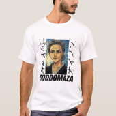 MOMOKO HOOFD GEKLEURD MANNEN WIT T-SHIRT (Voorkant)