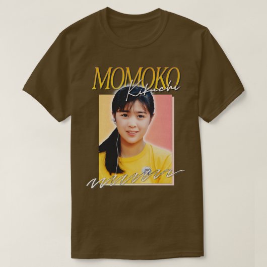 Momoko Kikuchi Retro 80s Design T-shirt (Design voorkant)