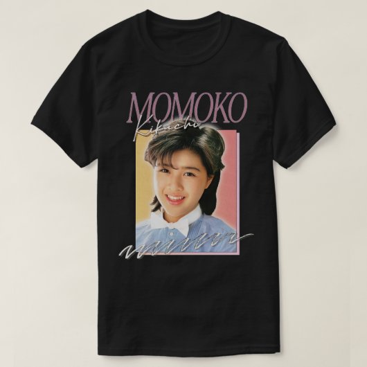 Momoko Kikuchi Retro 80s Fan Art Design 2 T-shirt (Design voorkant)