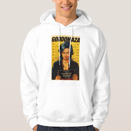 MOMOKO MUGSHOT VINTAGE HOODIE  (Voorkant)