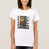 MOMOKO YAKUZA TATS EN DIKKE TEKST VROUWEN WIT T-SH T-SHIRT (Voorkant)