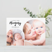 Momommy Photo Collage | Moederdag Feestdagenkaart (Staand voorkant)