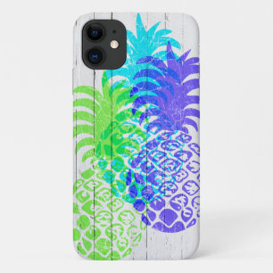 Momona Distress Hawaiian Pineapple Faux Hood Case-Mate iPhone Case