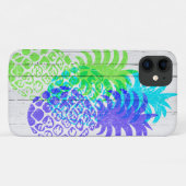 Momona Distress Hawaiian Pineapple Faux Hood Case-Mate iPhone Case (Achterkant (horizontaal))