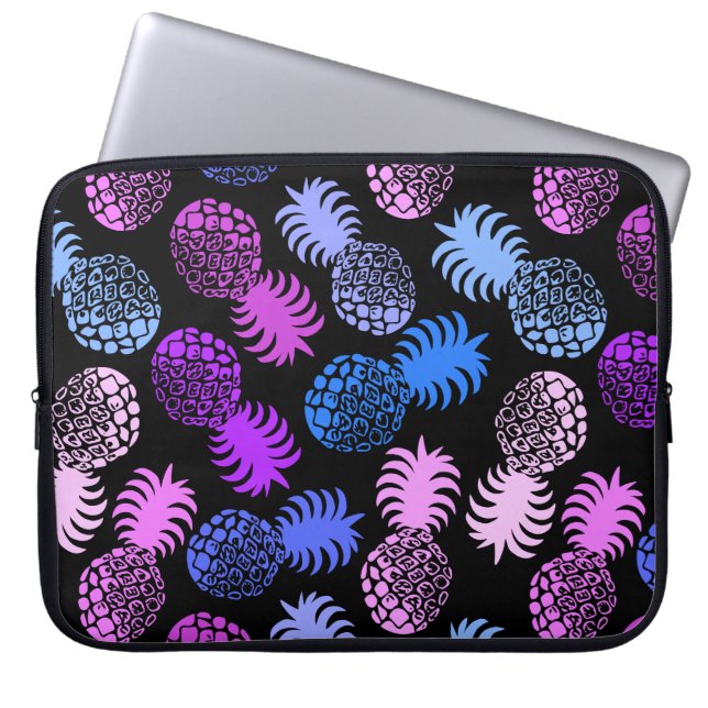 Momona Hawaiian Pineapple Neopreen Wetsuit Laptop Sleeve (Voorkant)
