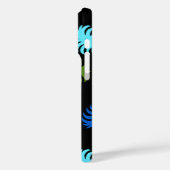 Momona Hawaiian Tropical Pineapple Blue Case-Mate iPhone Case (Achterkant / Links)
